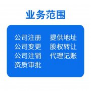 税务申报营业执照代办